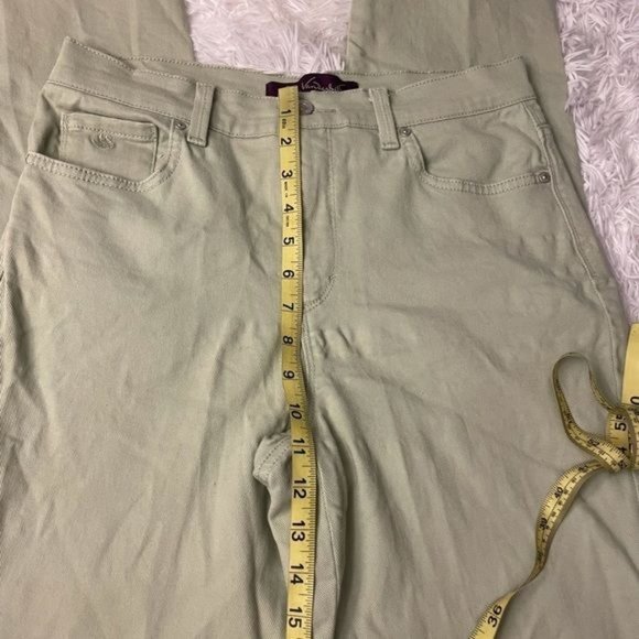 Gloria Vanderbilt green slim straight jeans size 6 - Picture 6 of 10